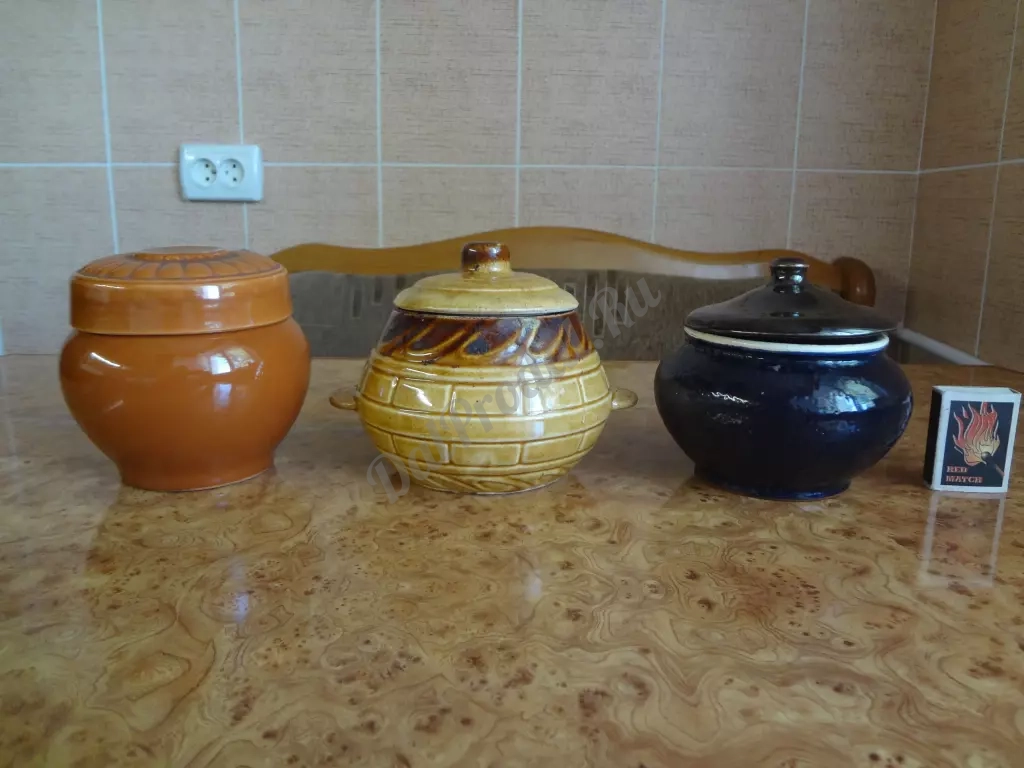 Горшочки керамические для жаркого