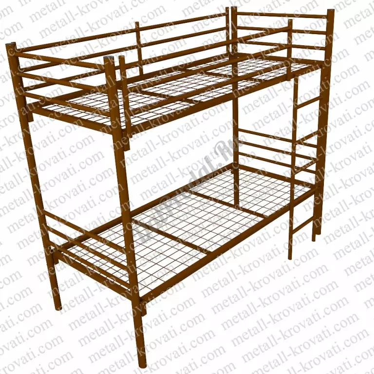 Двухъярусные металлические кровати эконом класса