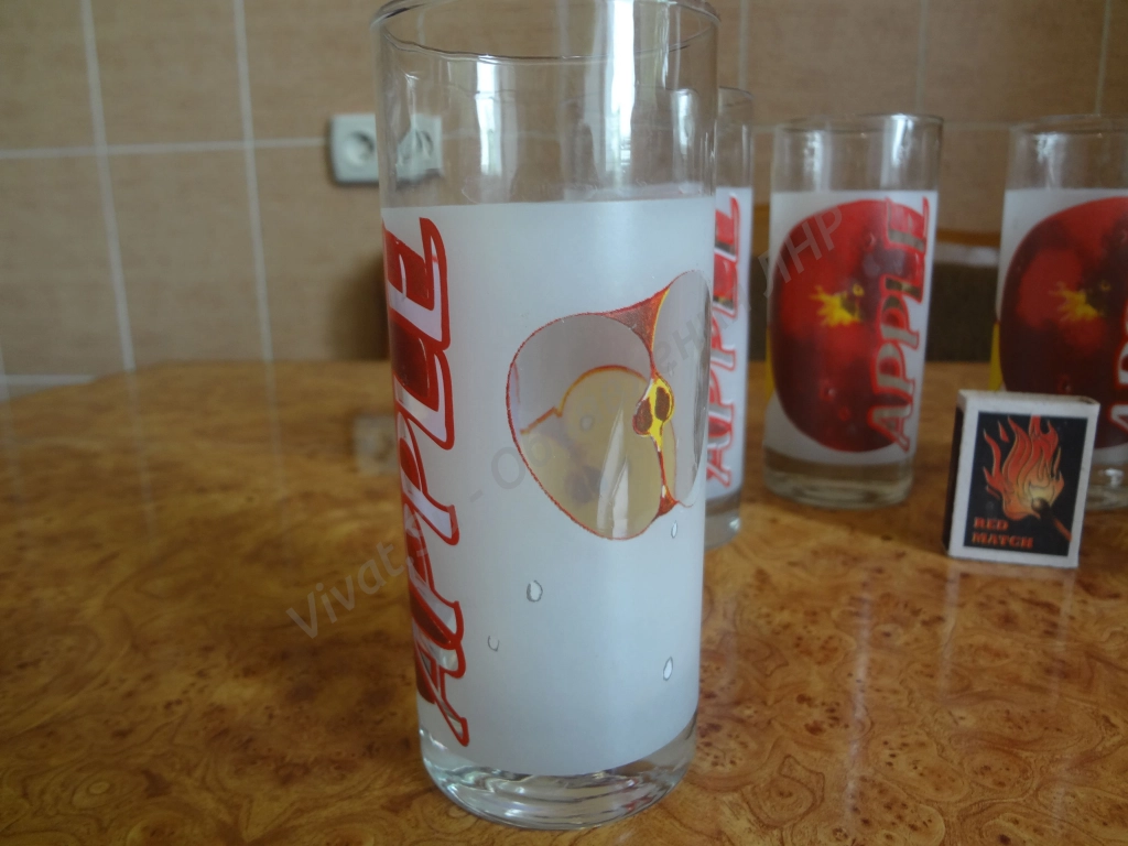 Стаканы стеклянные Apple