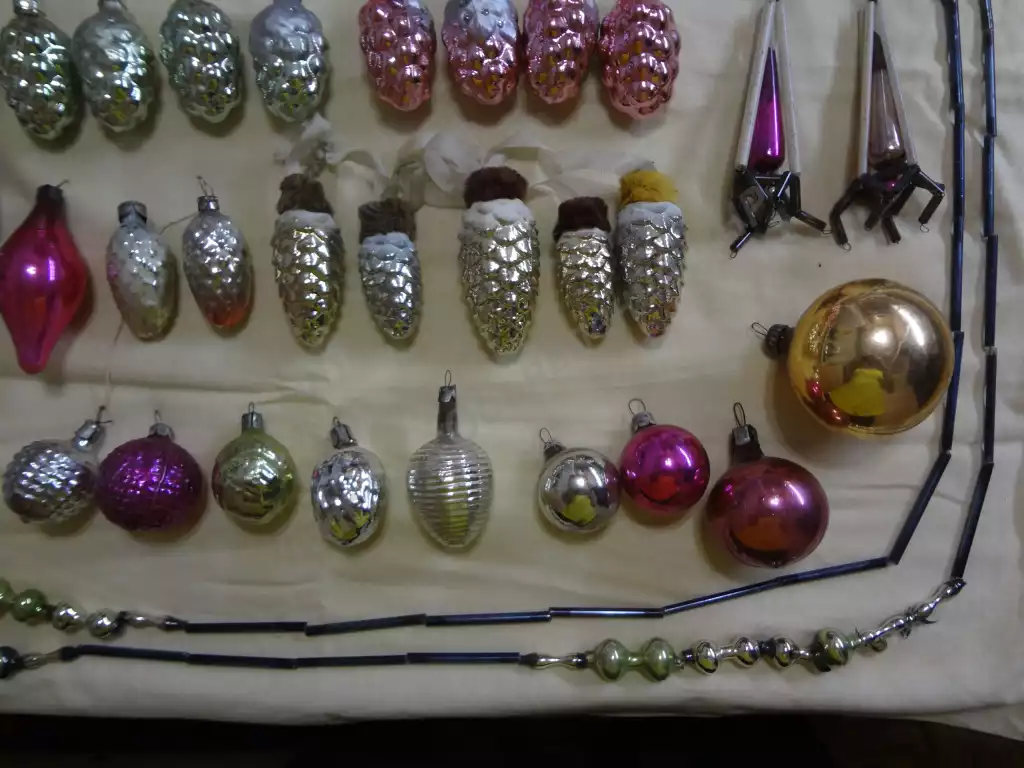 Елочные игрушки советские