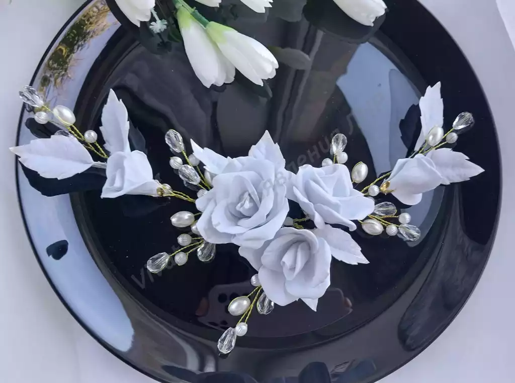 Украшение в прическу для невесты