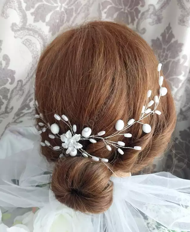 Веточка в прическу для невесты