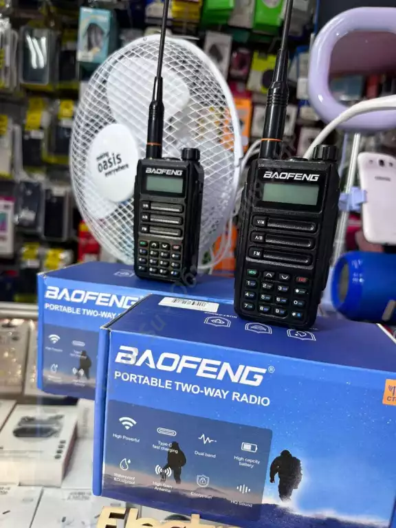 Рация Baofeng UV-16 PLUS черная (Зарядка TYPE-C