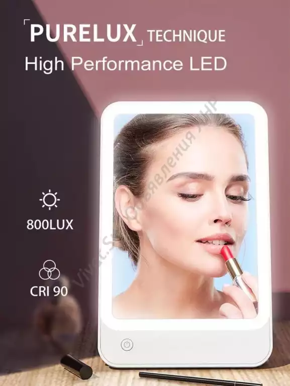 Зеркало для макияжа Bomidi R1 Make Up Mirror LED white