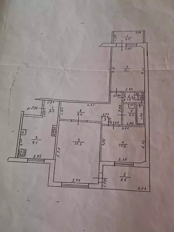 Продажа квартиры, 3 комнаты, 70 м², от собственника