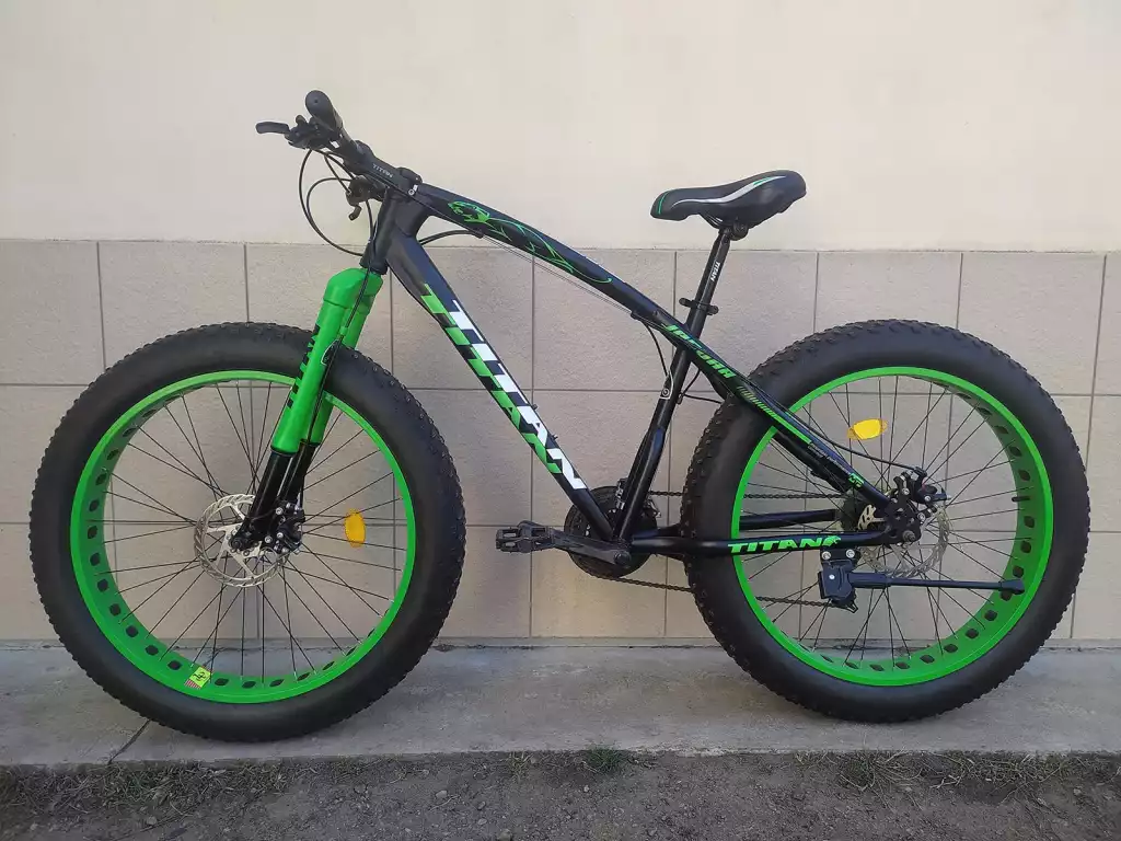Горный велосипед фэтбайк, 26 колеса, 21 скорость, Shimano
